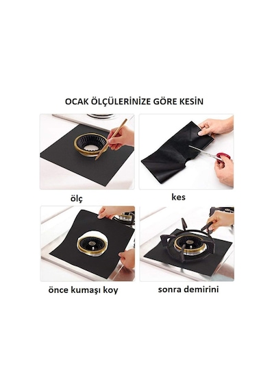 Yanmaz Ocak Leke Koruyucu Yıkanabilir Kumaş Gri