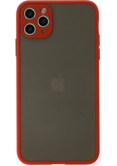 Apple Uyumlu iPhone 11 Pro Max Kılıf Arkası Buzlu Montreal Silikon Kapak