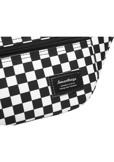 Dama Desenli Unisex Bodybag Çanta Smart Bags 3087 Beyaz