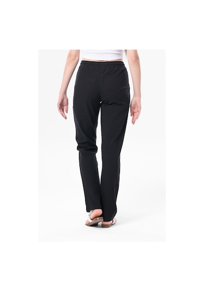 Eliş Şile Bezi Şile Bezi Çift Cepli Unisex Yazlık Pantolon Siyah Syh-siyah Siyah