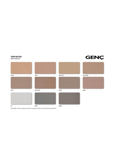 Genç İç ve Dış Cephe Tamir Macunu 230 Gr Meşe
