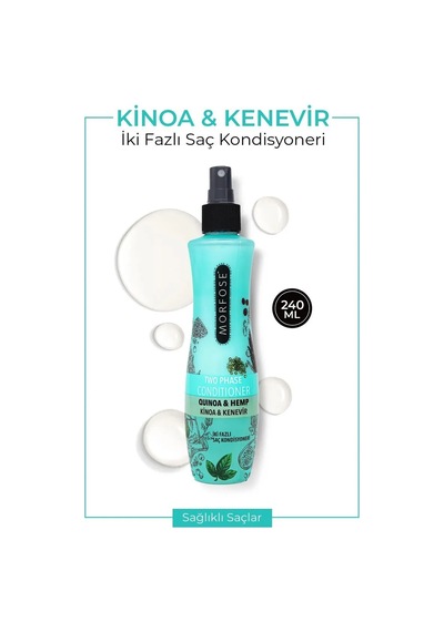 Jenerik Çift Fazlı Kinoa & Kenevir Kondisyoner Fön Suyu 240 Ml - Mrfs