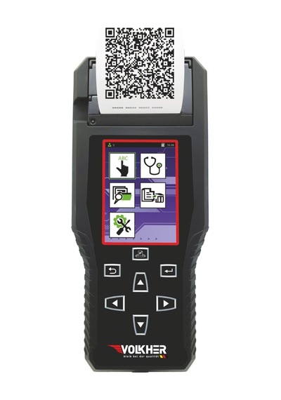 Volkher Akü Test Cihazı Yazıcılı Yazıcılı Akü Test Cihazı
