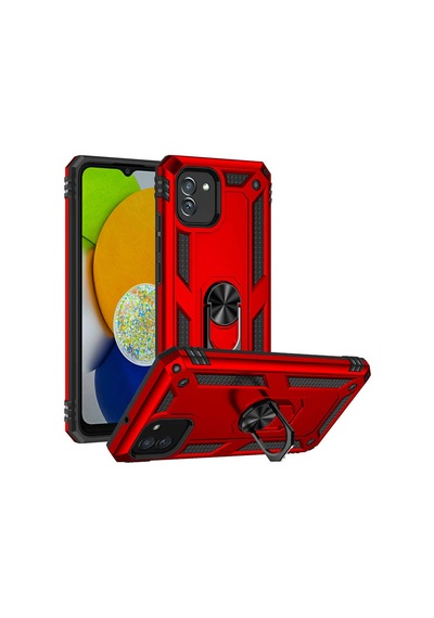 Zore Galaxy Uyumlu A03 Kılıf Vega Kapak - Kırmızı Kirmizi