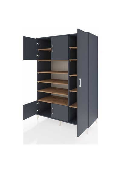 Kronos Dolap 11 Raflı 5 Kapaklı 132x59x195 Antrasit-antrasit/çam Antrasıt/atlas Çam - Antrasıt Kronos Dolap 11 Raflı 5 Kapaklı 132x59x195 Antrasit-antrasit/çam Antrasıt/atlas Çam - Antrasıt