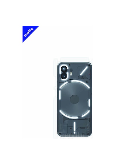 Nothing Phone 2 Mat Arka Ve Yan Kaplama Koruyucu Poliüretan Film