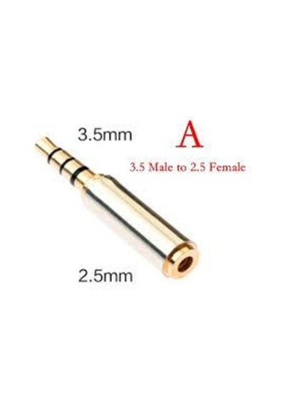 2.5 Mm Dişi 3.5 Mm Erkek Çevirci 3.5 Mm Erkek 2.5 Mm Kulaklık Mikrofon Çevirici 3 Çizgi 4 Boğum 2.5 Mm 3.5 Mm Çevirici