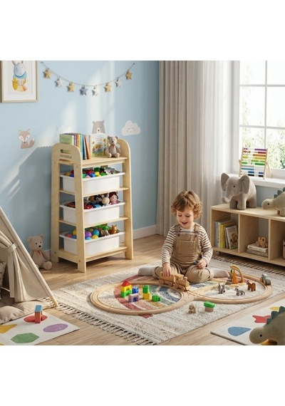 Missidea Luno Montessori Raf Ahşap
