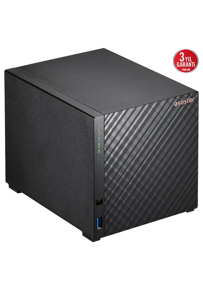 Asustor 4diskli Realtek Qc-1gb Ram-2.5gbe Nas Server As1204t