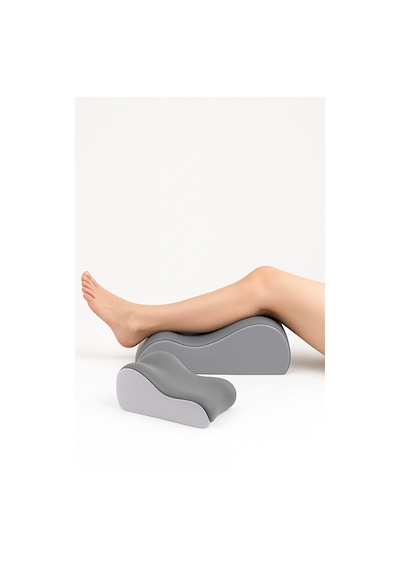 Vıscora Üçgen Pozisyon Yastığı İlişki Ve Dinlenme Pozisyon Desteği 3d Ergonomik Visco 23x50x40 Gri