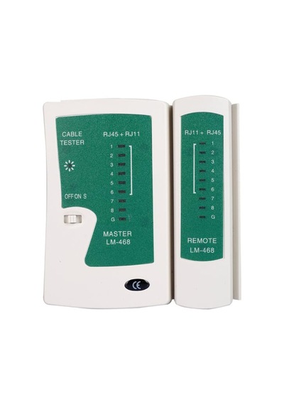 Primex Px-8070 Rj-45,rj-11 Lüks Kablo Test Cihazı, Adsl, Cat5,cat6,cat7,cat8 İnternet Kablo Tes