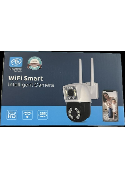 O-kam-3012 Wifi 2lens Alarm+siren+ışık+sesli Kamera