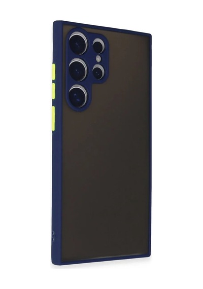 Magicool Samsung Galaxy Uyumlu S24 Ultra Kılıf Montreal Silikon Kapak - Lacivert