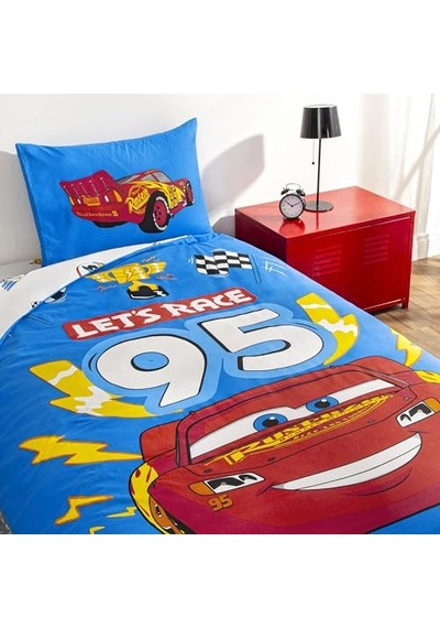 Disney Cars Let' S Race Tek Kişilik Pamuk Nevresim Takımı Diğer