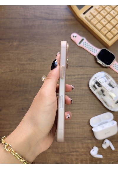 Apple iPhone 17 Uyumlu Süper İnce Mat Ultra Thin Silikon Kılıf Çöl