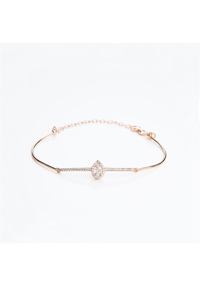 Damla Rose Gold Gümüş Kadın Bileklik