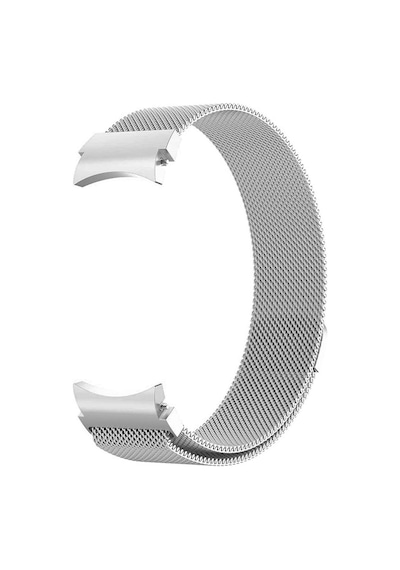 Microsonic Samsung Uyumlu Galaxy Watch 4 44mm Kordon Milano Loop Gümüş