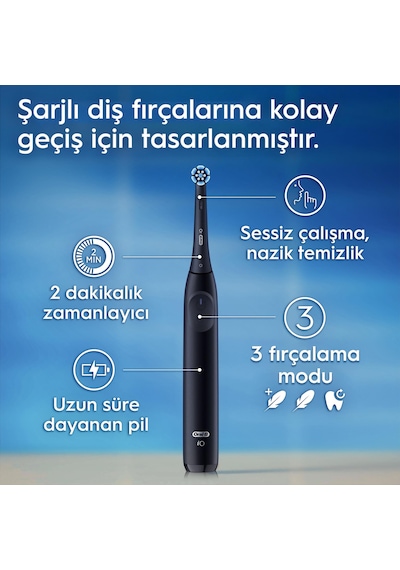 Oral-b İo 2 Şarjlı Diş Fırçası - Siyah