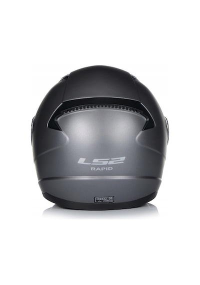 LS2 Rapid 2 Mat Titanıum Full Face Motosiklet Kaskı Siyah Camlı