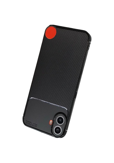 Nothing Phone 1 Cmf Kılıf Karbon Silikon Case Siyah