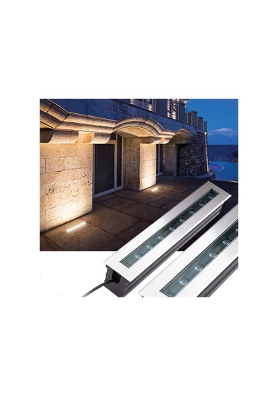 Sıva Altı Wallwasher Lüks Dekoratif Işık Show Gösteri Aydınlatma Açık Alan Enerji Tasarruflu Soğuk Beyaz Led A-1101 170mm X 90mm 3w