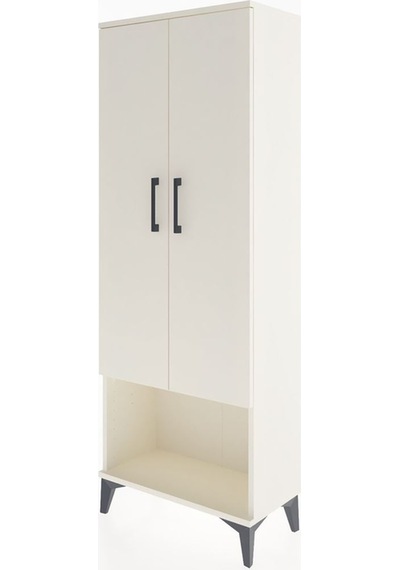 Arges Dolap 2 Raflı 2 Kapaklı Tek Askılı 60x30x163 Aytaşı-aytaşı Aytaşı