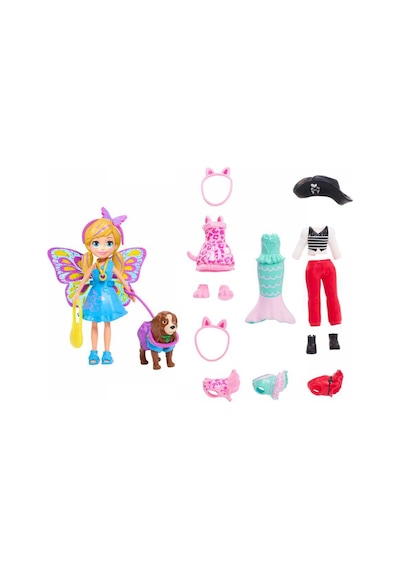 Polly Pocket ve Hayvan Dostu Kostüm Giyiyor Oyun Seti GDM15