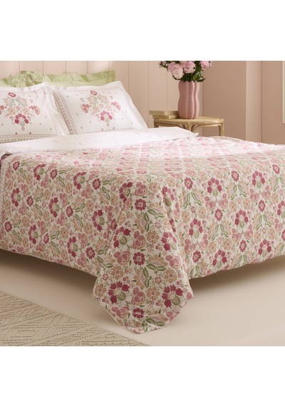Kaşmir Home Mery %100 Pamuk Tek Kişilik Nevresim Takımı Pudra Pembe