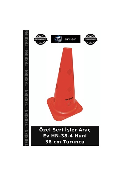 Delux Serisi Hn-38-4 Huni 38 Cm Turuncu Hayatı Seri Bicim