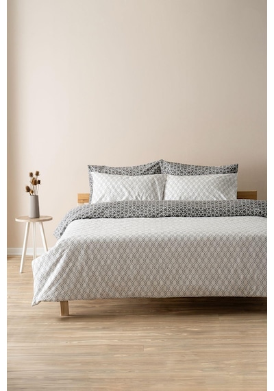 Soley Mix & Match Blanj %100 Pamuklu Çift Kişilik Nevresim Seti Antrasit