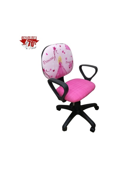 Depolife Çocuk Koltuğu Depolife Princess ve Araba Resimli Sandalye Kumaş