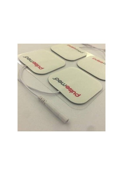 Profesyonel Soketli Tens Pedi Tens Cihazı Elektrodu 4'lu 5paket Beyaz