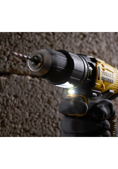 Stanley Fatmax V20 18V 2.0AH Çift Akülü Darbeli Matkap + 85 Parça Set