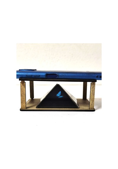 3d Hologram Standı V2 Akıllı Telefon İle Net 360 Görüntü Ekranı