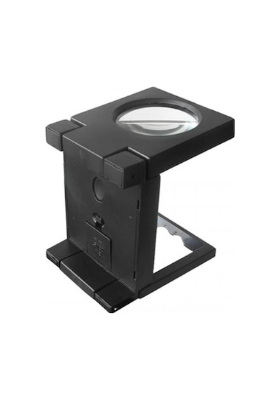 Katlanır Plastık,led Işıklı Test Cıhazı Büyüteç 2.5x90mm Dd34d