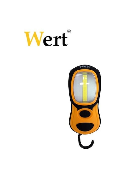 Wert 2611 Pilli Mıknatıslı Çalışma Lambası 3W Cob + 3 Led N11.14687 Çok Renkli