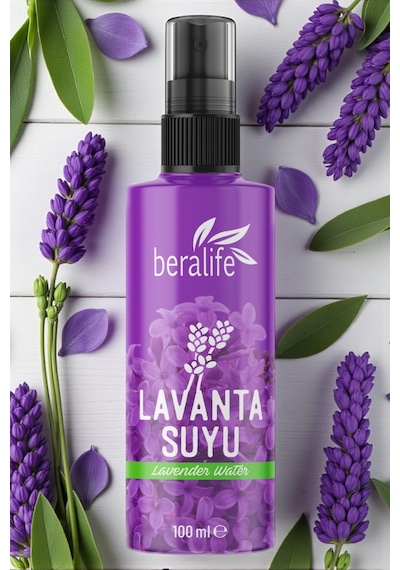 Lavanta Suyu %100 Saf Ve Doğal Canlandırıcı Ve Besleyici Etkili Tonik Lavanta Hidrosolü 100 Ml