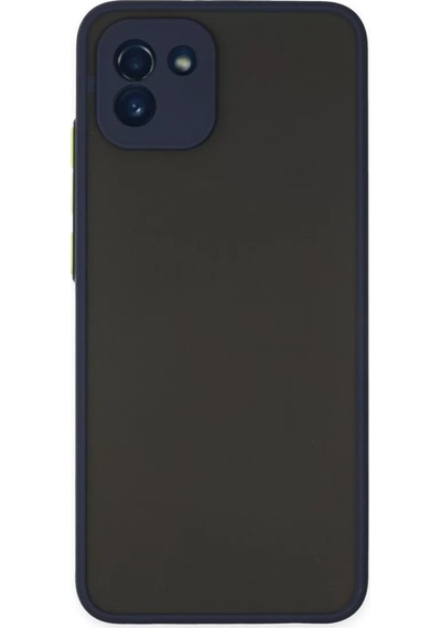 Newface Samsung Galaxy A03 Kılıf Montreal Silikon Kapak - Lacivert