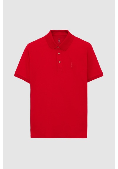 Twn Slim Fit Kırmızı Pike Dokulu T-shirt 4ec146011784m Kırmızı