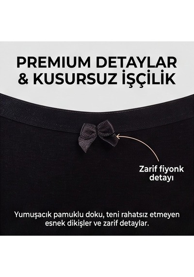 Genel Kadın Pamuklu Düz Bato Külot Paket Siyah Beyaz Ten Normal Bel Klasik Kesim Günlük İç Çamaşırı Genel Kadın Pamuklu Düz Bato Külot Paket Siyah Beyaz Ten Normal Bel Klasik Kesim Günlük İç Çamaşırı