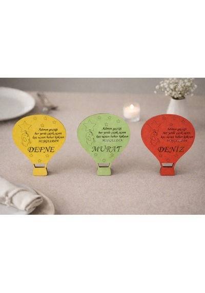 Magnet Kişiye Özel 25 Adettir Balon Temalı No2