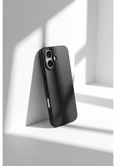 Apple iPhone 16 Plus Uyumlu Kamera Korumalı Silikon Telefon Kılıfı Darbe Emici İçi Kadife Tırtıklı Kaymaz Yüzeyli Yumuşak Kılıf-54250