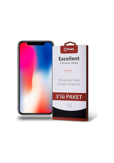 Apple Uyumlu iPhone Xs Ekran Koruyucu Cam 3 Adet (532140898) 20 Tl Fark Ile Apple Uyumlu iPhone Hızlı Şarj Kablosu