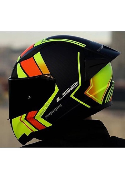 Ls2 Rapıd Race Motosiklet Kaskı Siyah-Sarı