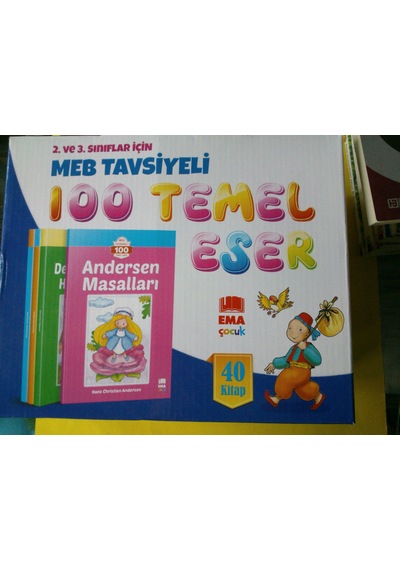 100 Temel Eser 40 Kitap 2 ve 3 .Sınıf Seviyesi
