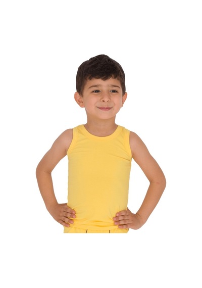 The Don Sarı Renk Erkek Çocuk Atlet ( 2-14 Yaş )