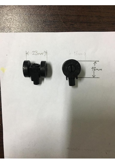 AKORDEON KAPI TEKERLEĞİ 18mm, 5 ADET.