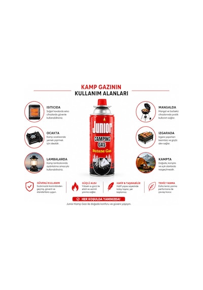 Zvnm Kamp Gazı - Gaz Kartuşu - 393 Ml Zcv12 Renkli