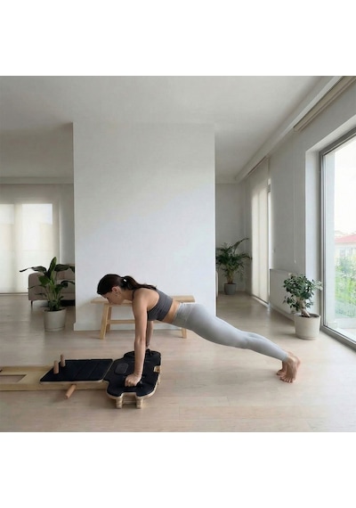 Kochler Yeni Nesil Katlanabilir Profesyonel Pilates Reformer Aleti - Az Yer Kaplayan, Kompakt Egzersiz Aleti