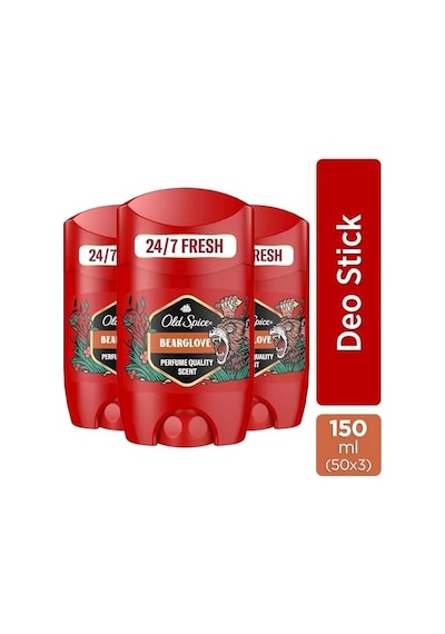 Old Spice Bearglove Erkek Deodorant Stick 50 Ml 3lü Paket